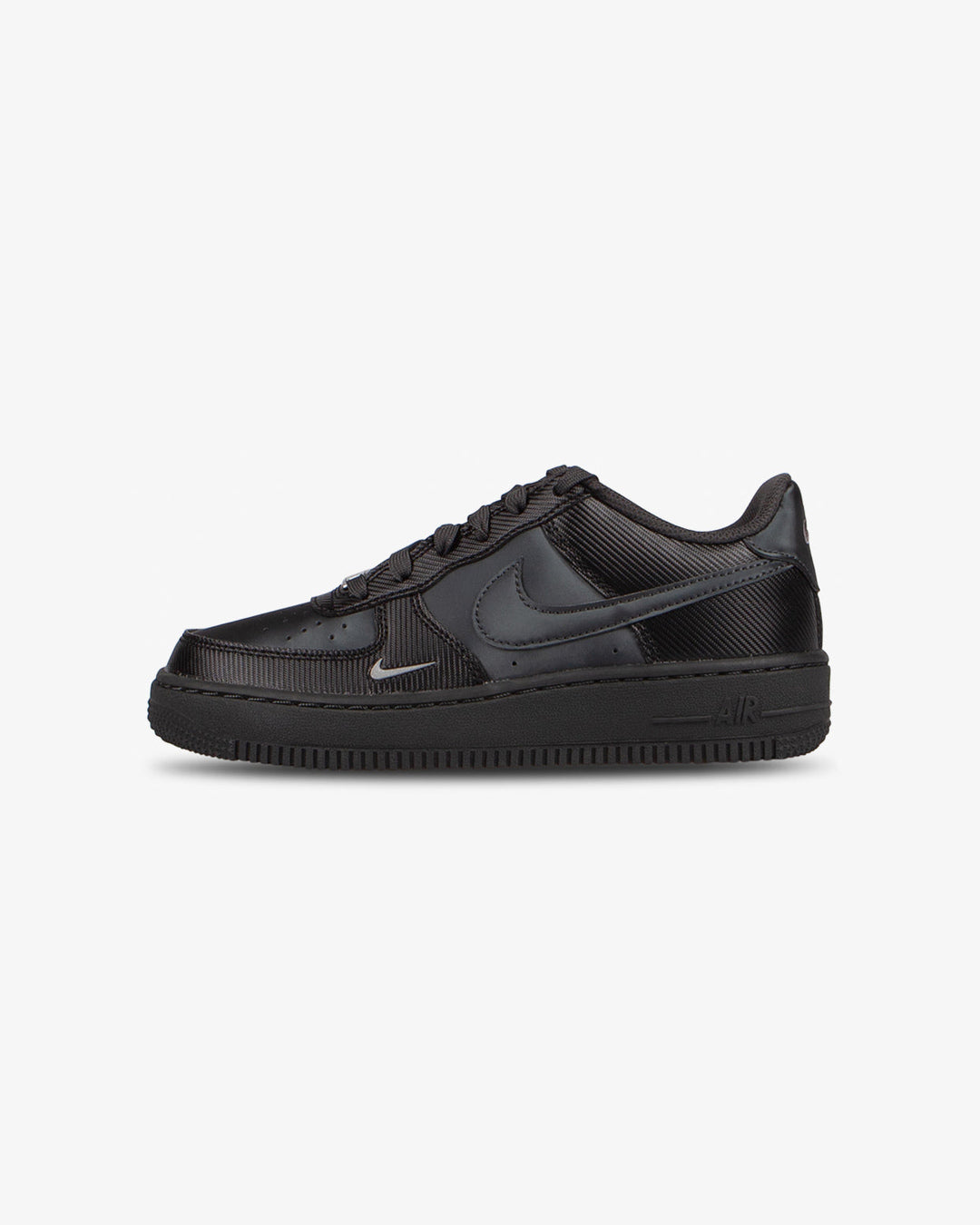 Nike Air Force 1 LV8 Carbon Black / Anthracite / Metallic Silver GS