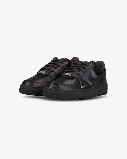Nike Air Force 1 LV8 Carbon Black / Anthracite / Metallic Silver GS
