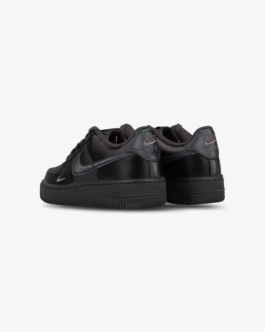 Nike Air Force 1 LV8 Carbon Black / Anthracite / Metallic Silver GS