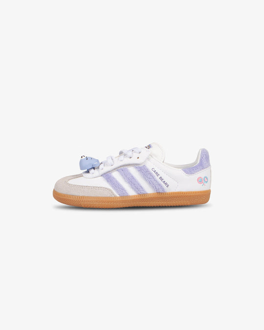 Adidas Samba OG Care Bear CF EL C PS Light Purple White