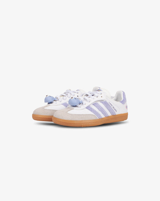 Adidas Samba OG Care Bear CF EL C PS Light Purple White