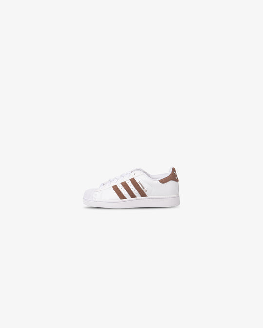 Adidas Superstar II J White Earth Strata Brown