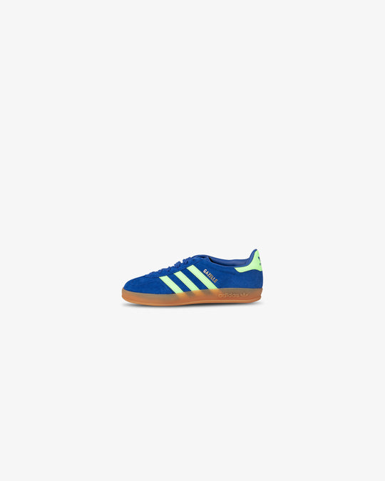 Adidas Gazelle Indoor J Royal Blue Green Spark