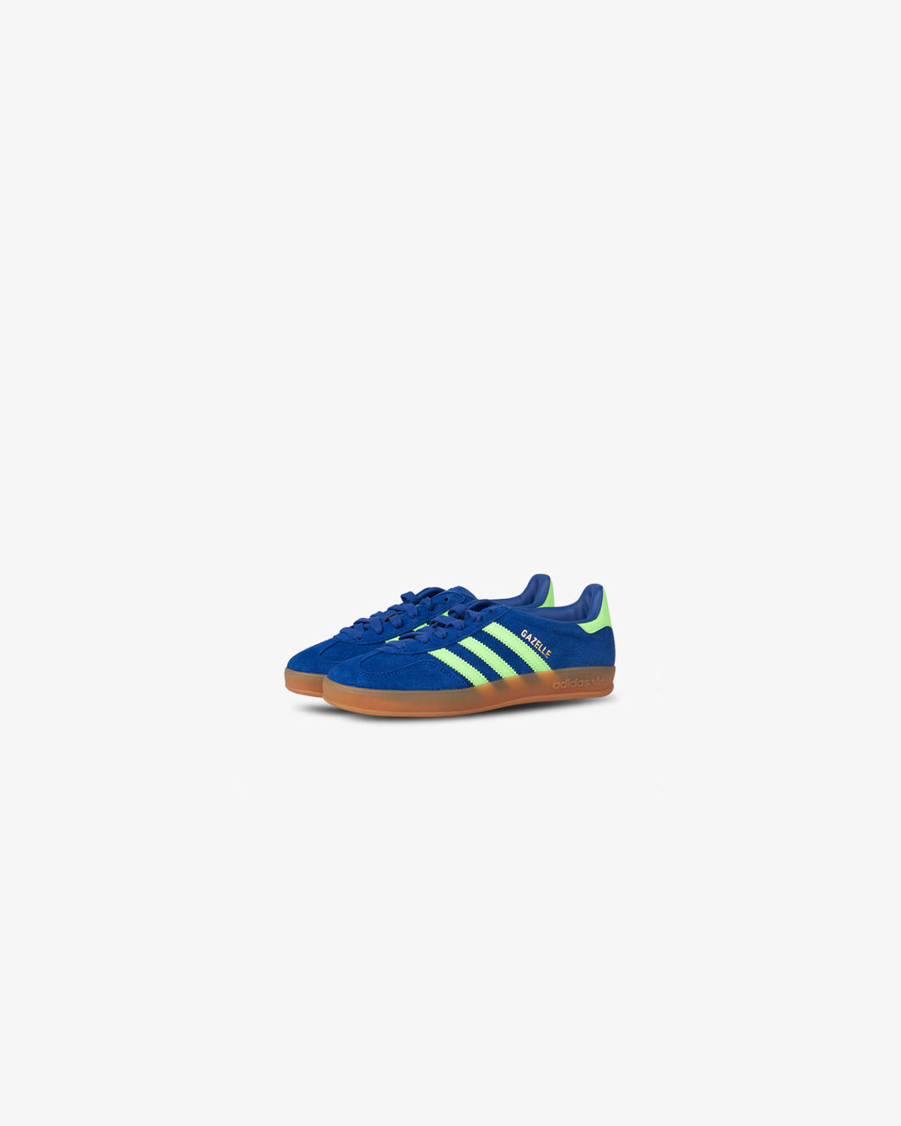 Adidas Gazelle Indoor J Royal Blue Green Spark