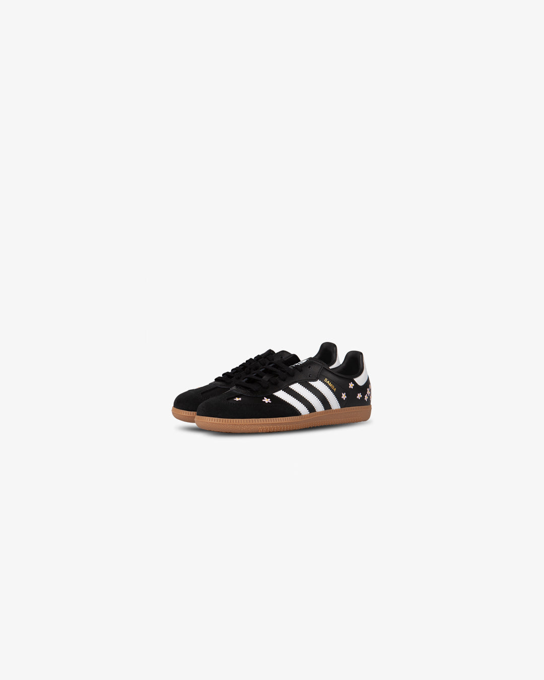 Adidas Samba OG J Black White Floral