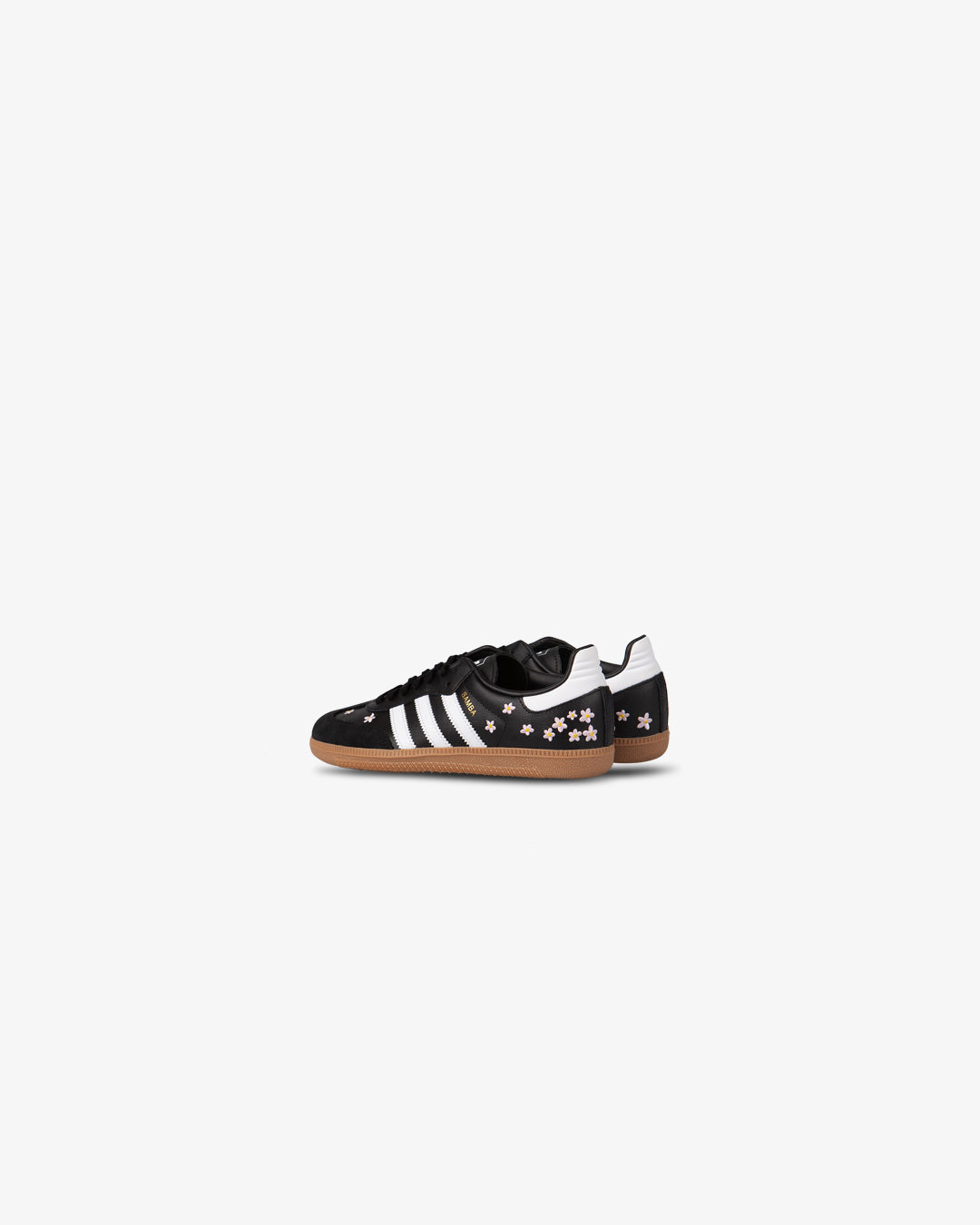 Adidas Samba OG J Black White Floral