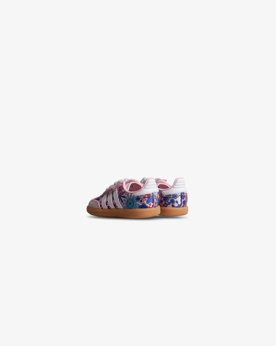 Adidas Samba OG CF EL I Cl Pink White Floral Liberty