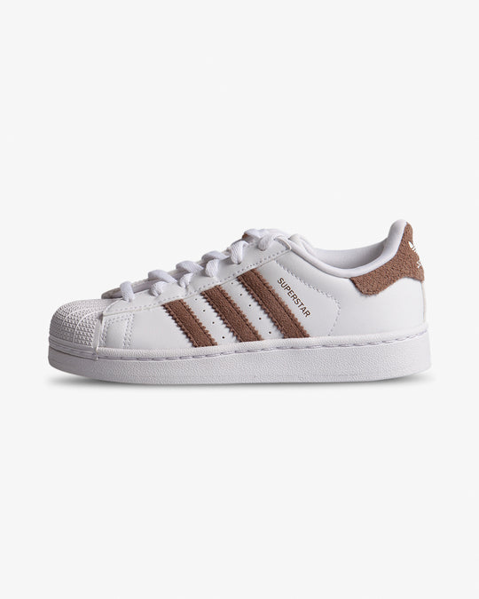 Adidas Superstar II C White Brown Earth