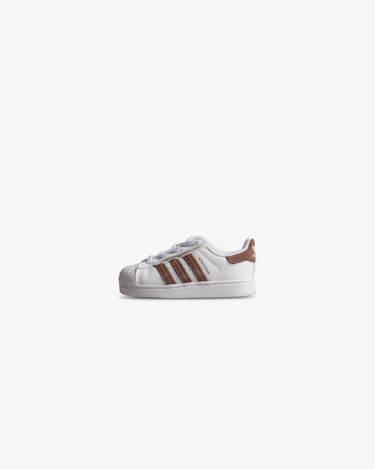 Adidas Superstar II CF EL I White Brown Earth